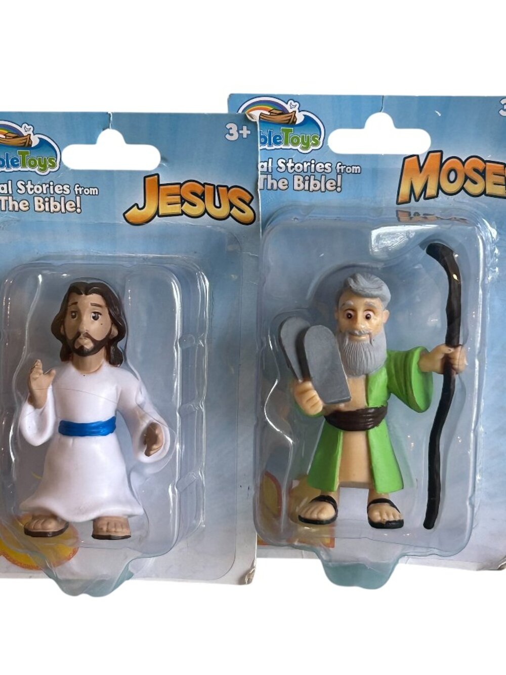 NWT Bible Toys Tales of Glory Jesus, Moses Action Figures Church VBS Preschool